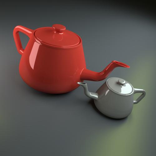 Simple Pair of Teapots preview image
